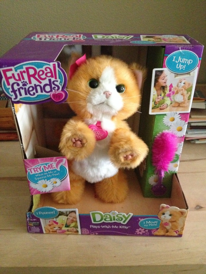 furreal daisy plays with me kitty