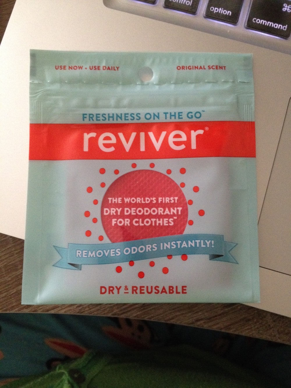 Reviver The World’s First Dry Deodorant for Clothes {Review}
