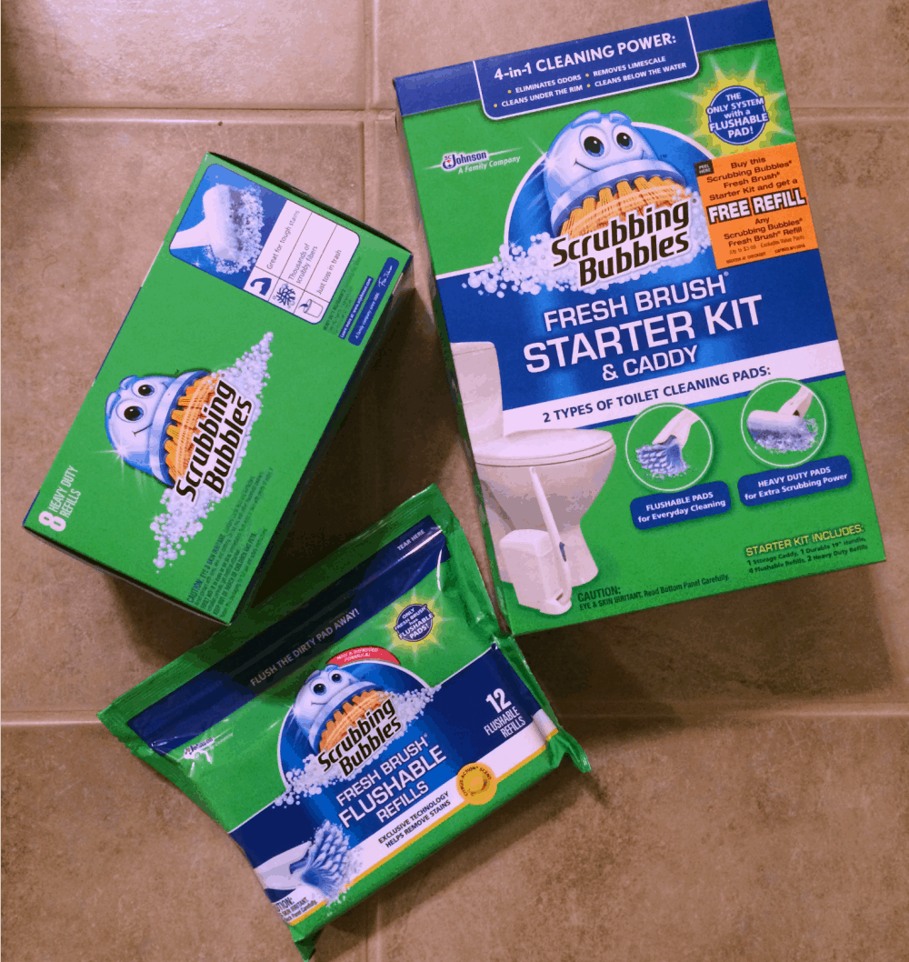 Scrubbing Bubbles Fresh Brush Kit and Caddy {Review}
