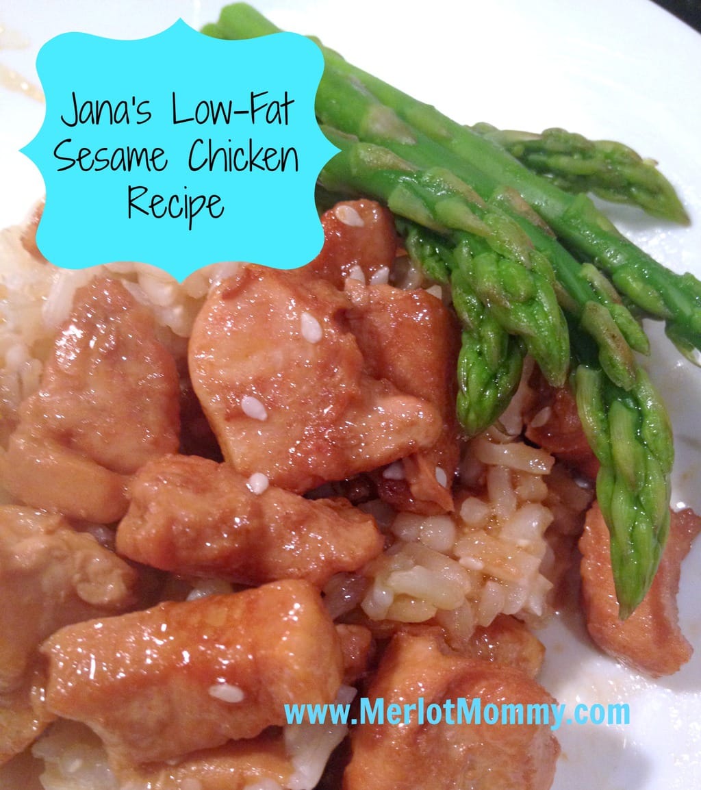 Jana’s Low-Fat Sesame Chicken Recipe #FoodieFriday