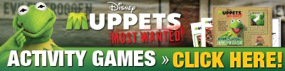 Muppets Most Wanted Activity Sheets Available