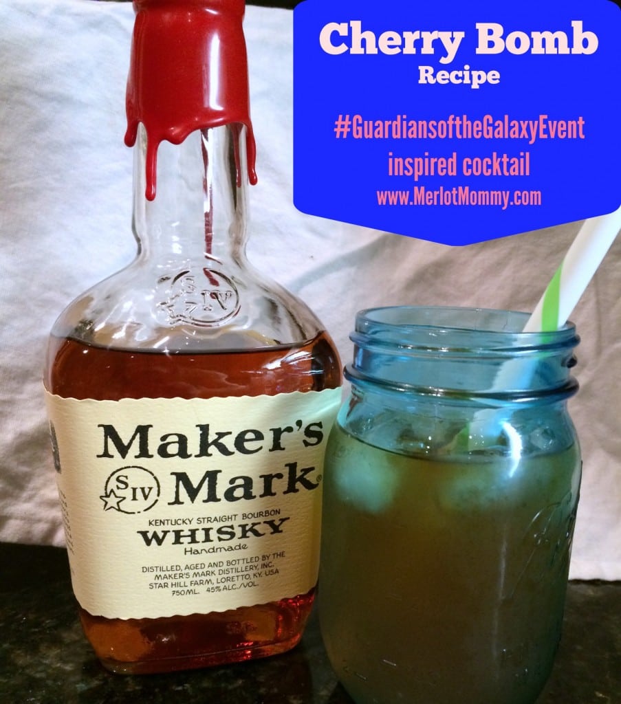 Cherry Bomb Cocktail Recipe: Guardians of the Galaxy Inspired Recipe #GuardiansoftheGalaxyEvent