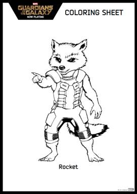 Free Activity Sheets: Guardians of the Galaxy #GuardiansoftheGalaxyEvent