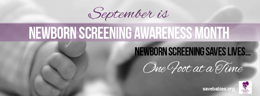 September is Newborn Screening Awareness Month