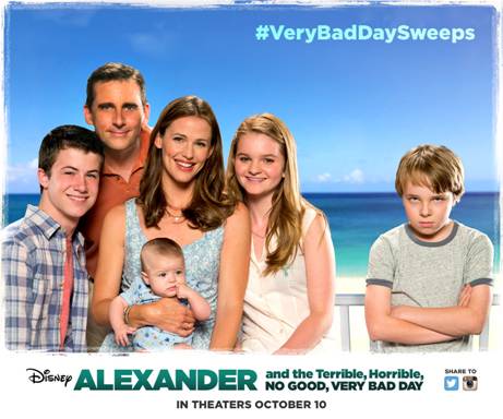 Alexander and the Terrible, Horrible, No Good, #VeryBadDay: Disney Aulani Sweepstakes & New Activity Sheets