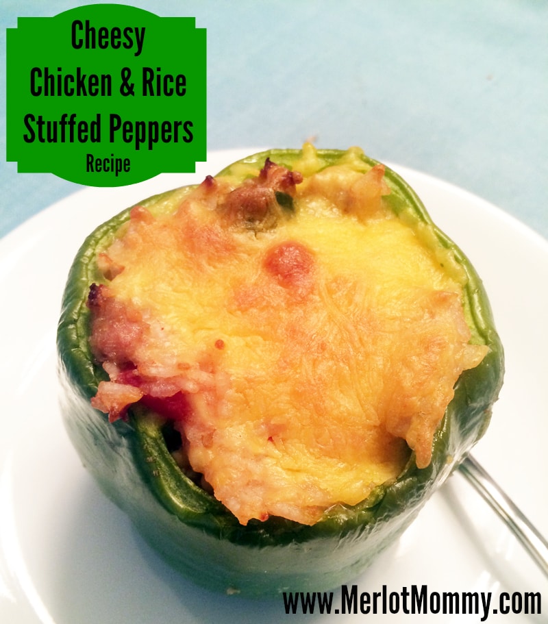 Cheesy Chicken and Rice Stuffed Peppers Recipe