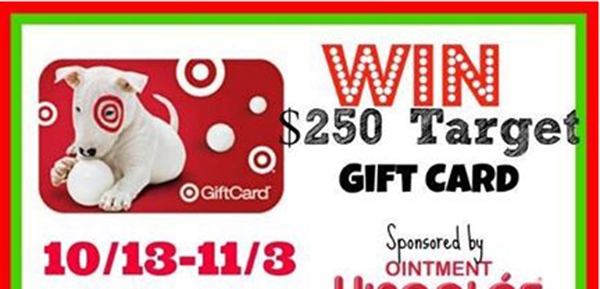 Enter to win a $250 Target Gift Card #Giveaway ends 11/3