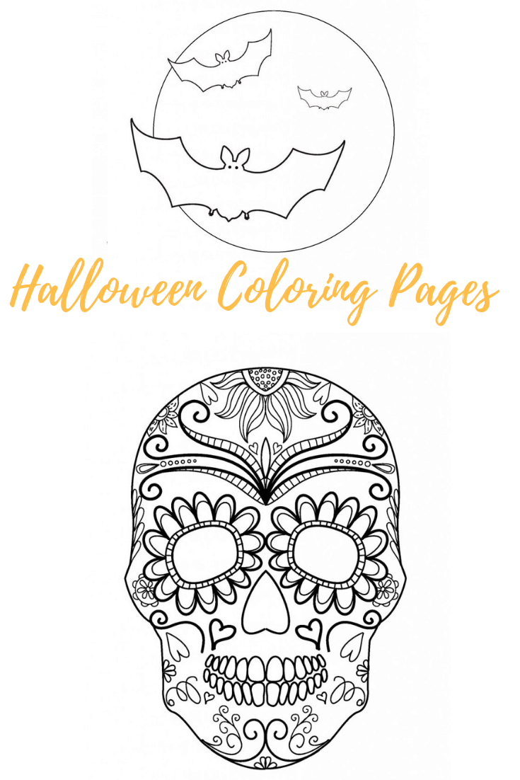 Free Halloween Coloring Pages | Whisky + Sunshine