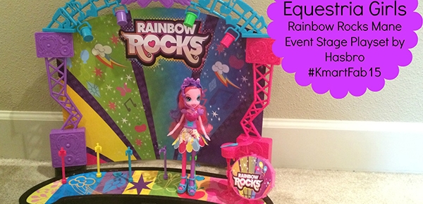 My Little Pony Equestria Girls Rainbow Rocks Mane Event Stage Playset by Hasbro® and #Giveaway #KmartFab15