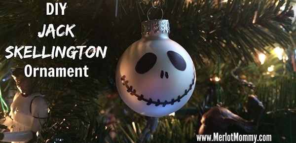 DIY Jack Skellington Ornaments #JackSkellington