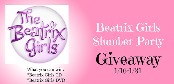 Beatrix Girls Slumber Party Prize Pack #Giveaway ends 1/31