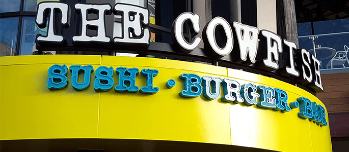 The Cowfish Sushi Burger Bar at CityWalk Universal Orlando Resort