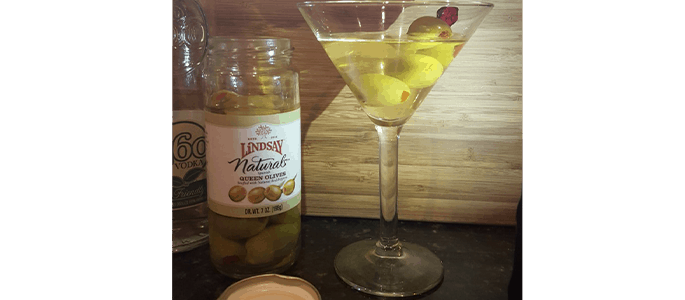 Mommy’s Olives and a Dirty Girl Martini