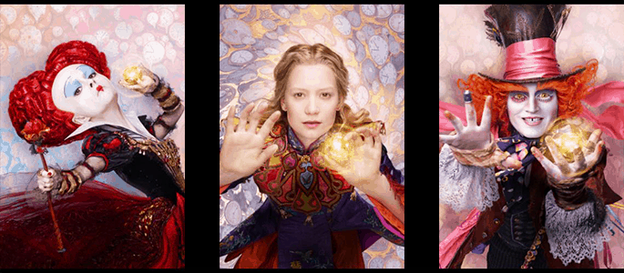 First Look: Alice Through The Looking Glass Character Posters #DisneyAlice