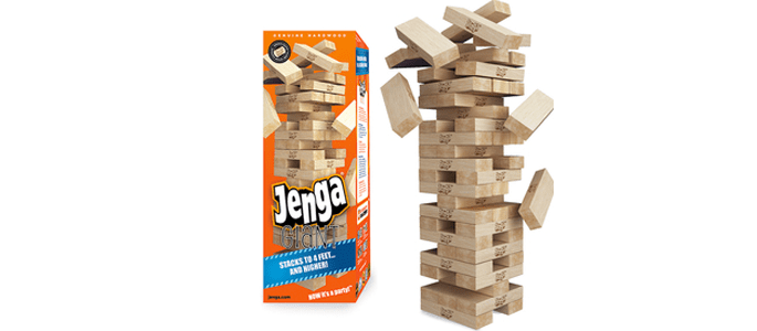 Jenga Giant is Awesome Family Game Fun