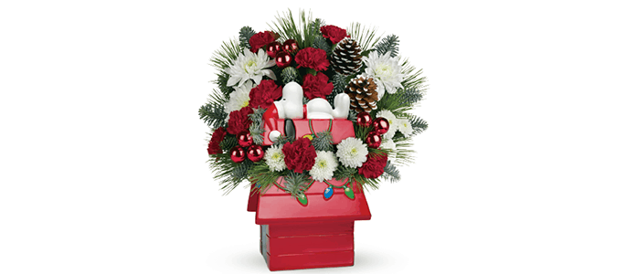 Celebrate the Peanuts Gang with Teleflora This Christmas
