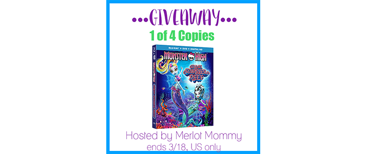 Enter to Win MONSTER HIGH: GREAT SCARRIER REEF Giveaway ends 3/18