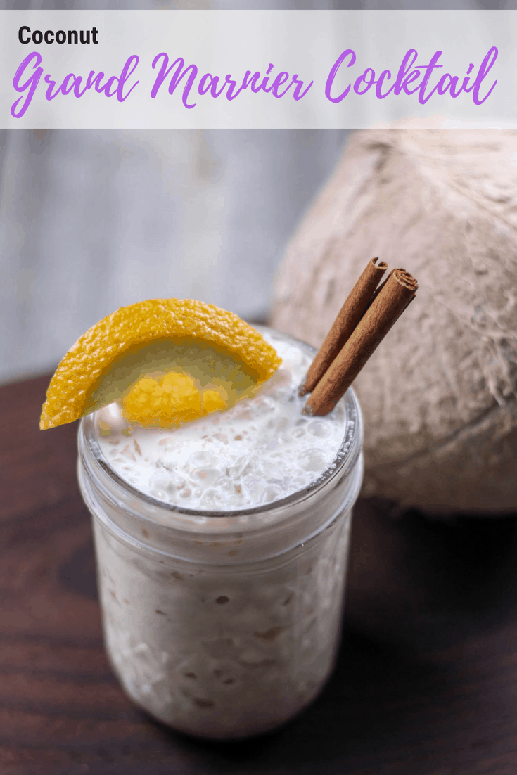 Moana Cocktail - Coconut Grand Marnier Cocktail