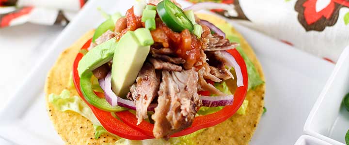 Baby Back Rib Tostada