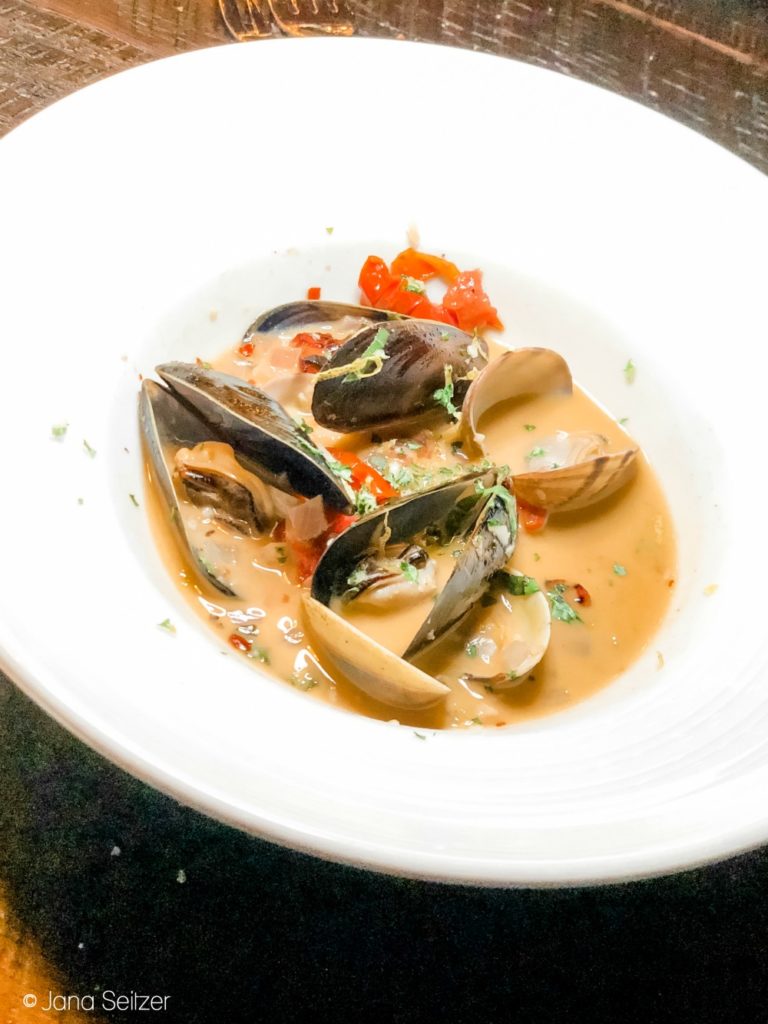 clams and mussels