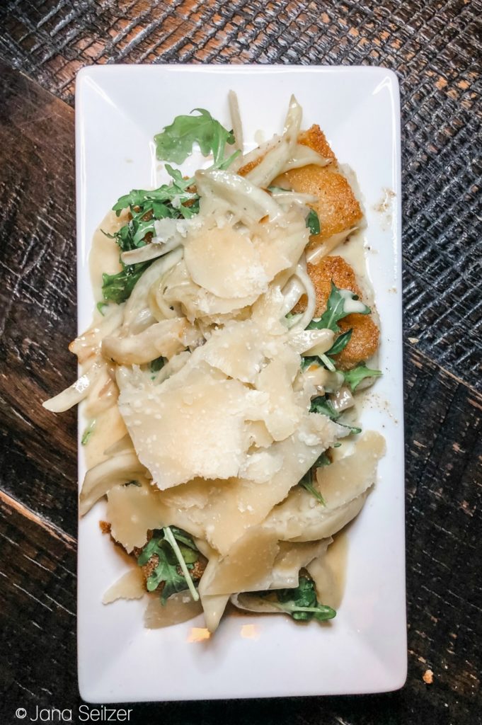 parmesan polenta cakes
