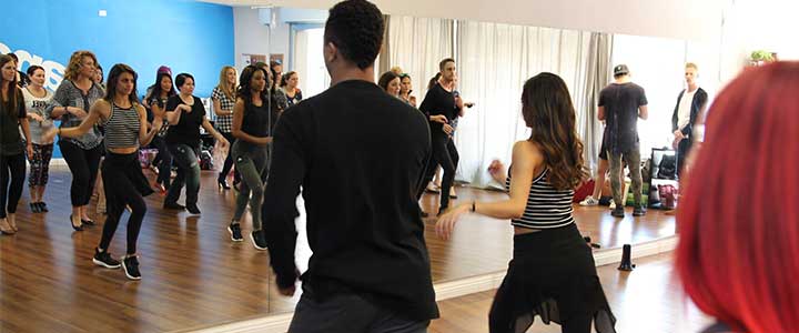 Attempting to Dance with the Dance Troupe of Dancing with the Stars