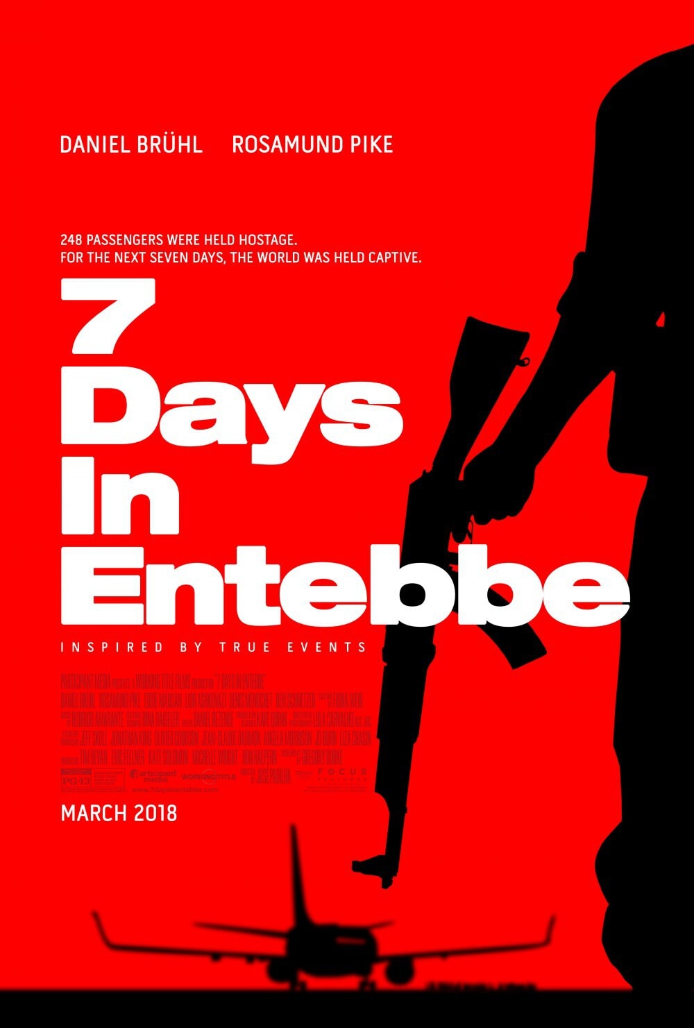7 DAYS IN ENTEBBE poster