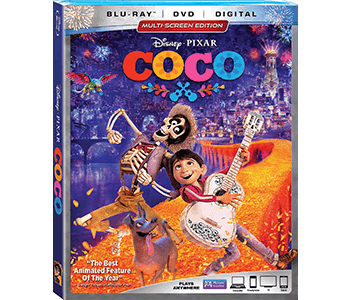 Disney • Pixar’s COCO on Blu-Ray and DVD