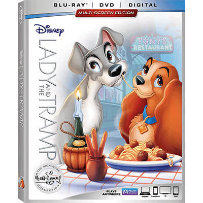 lady and the tramp blu-ray