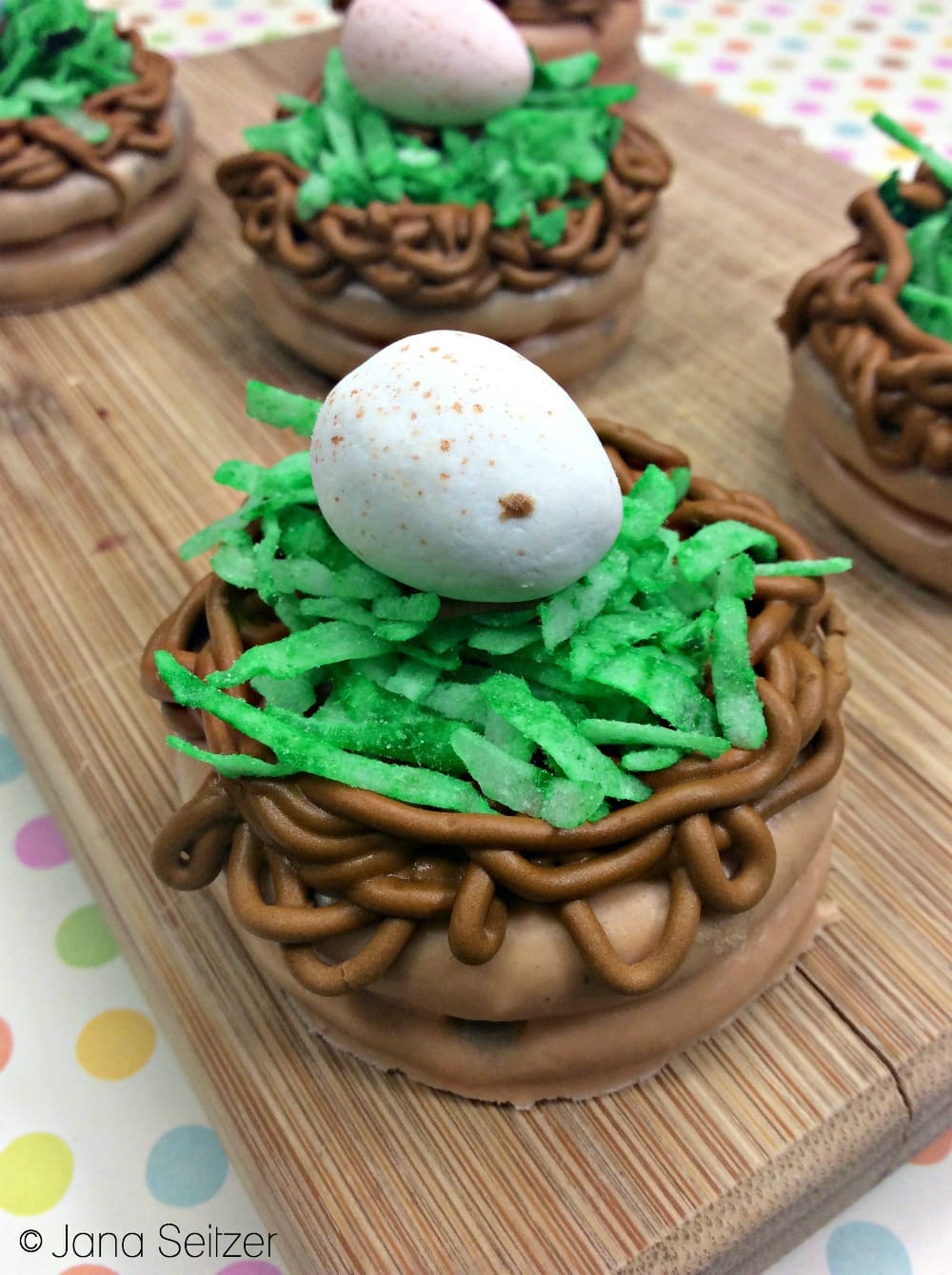 Chocolate Dipped Easter Nest Treats