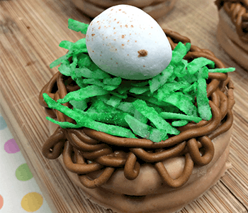 Chocolate Dipped Easter Nest Treats