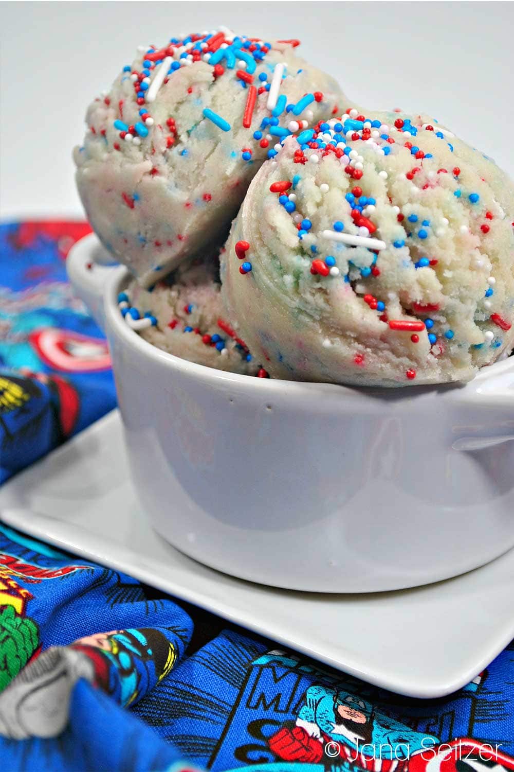 Captain America Edible Cookie Dough