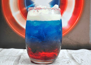 Captain America on the Rocks Cocktail – Captain America Cocktail