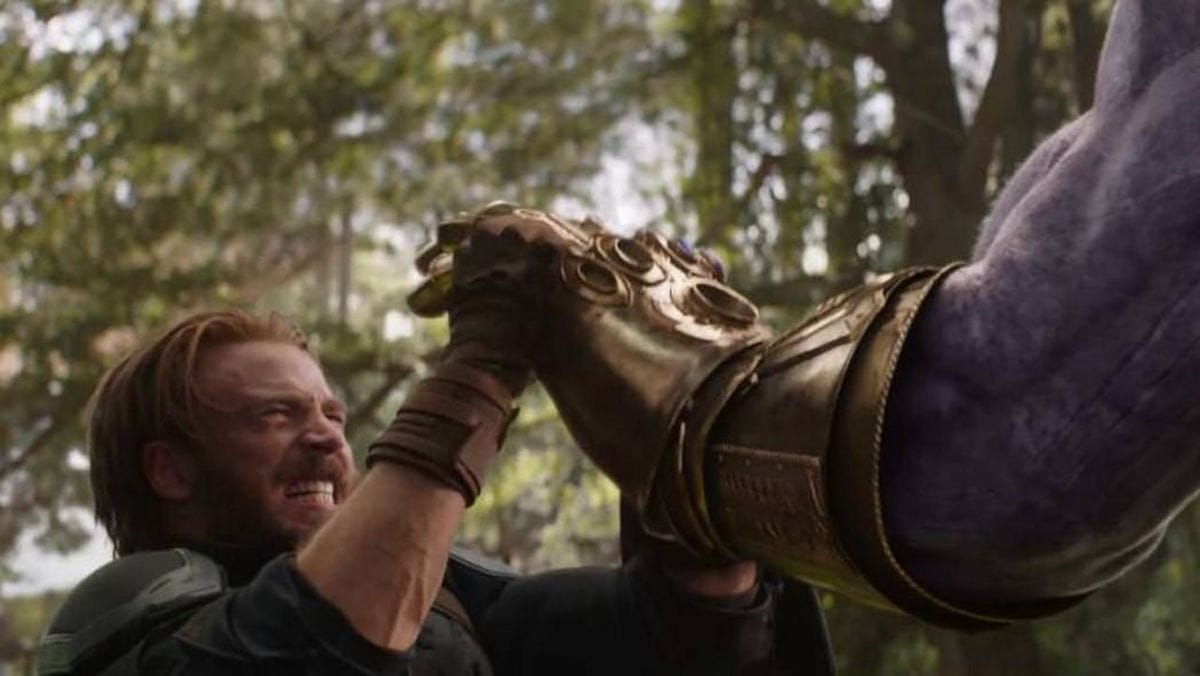 captain america thanos infinity war