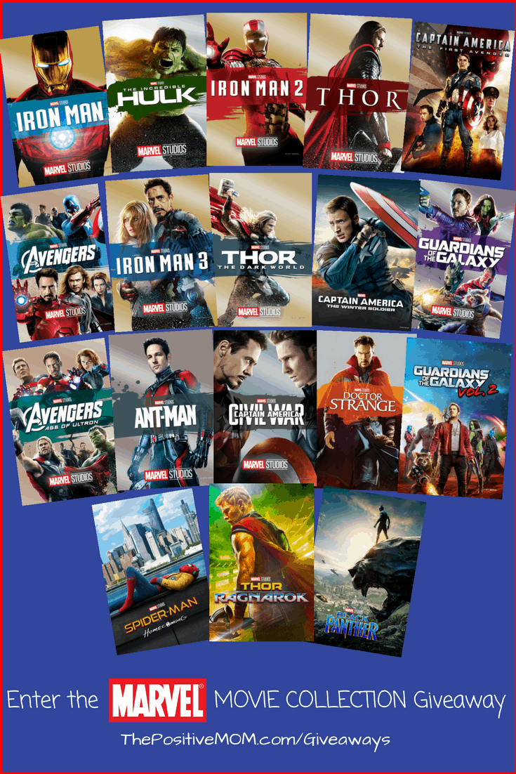 The Ultimate Marvel Movie Collection Giveaway