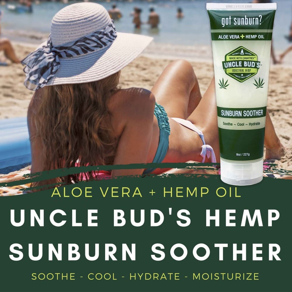 Natural Sunburn Care hemp oil