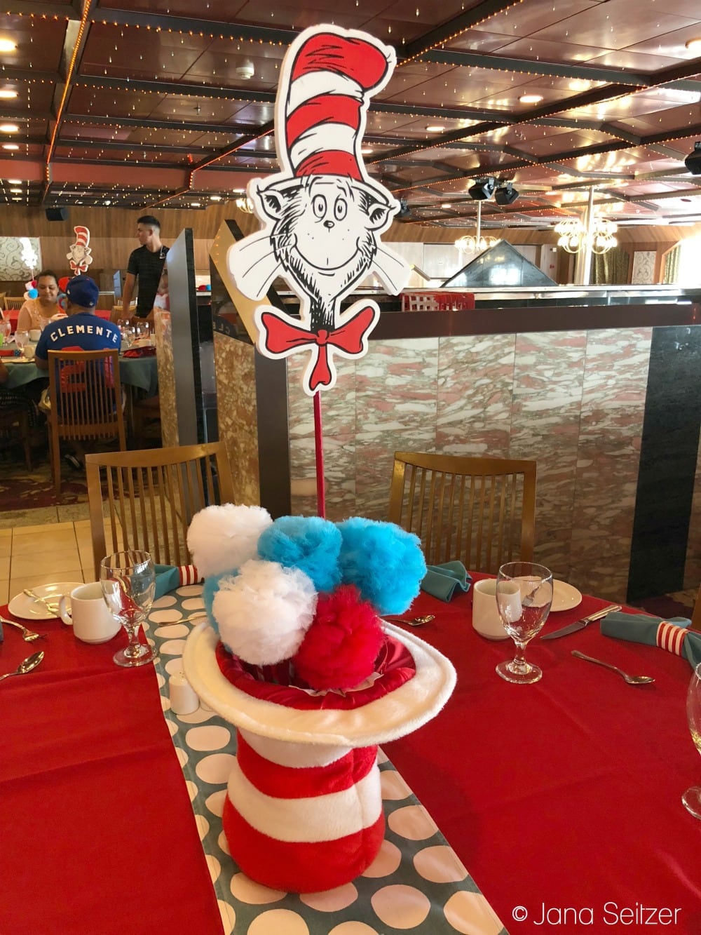 Best Cruise Activities for Tweens and Teens - Carnival Cruise - Green Eggs and Ham decor