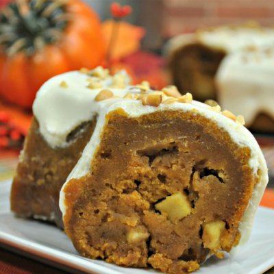 Pressure Cooker Apple Pumpkin Bundt Cake