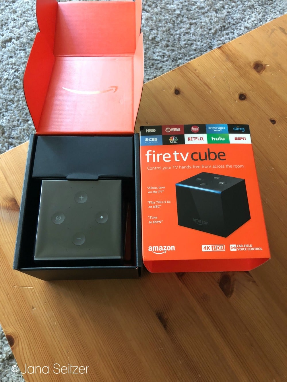Amazon Fire TV Cube for simple entertainment integration - box