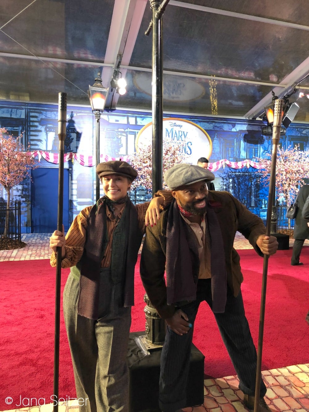 Mary Poppins Returns Red Carpet Premiere learies lamplighters