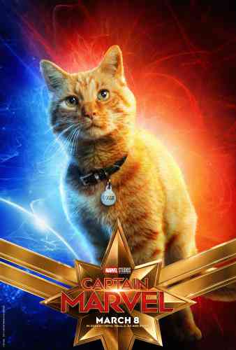 Captain Marvel Character Poster - Goose