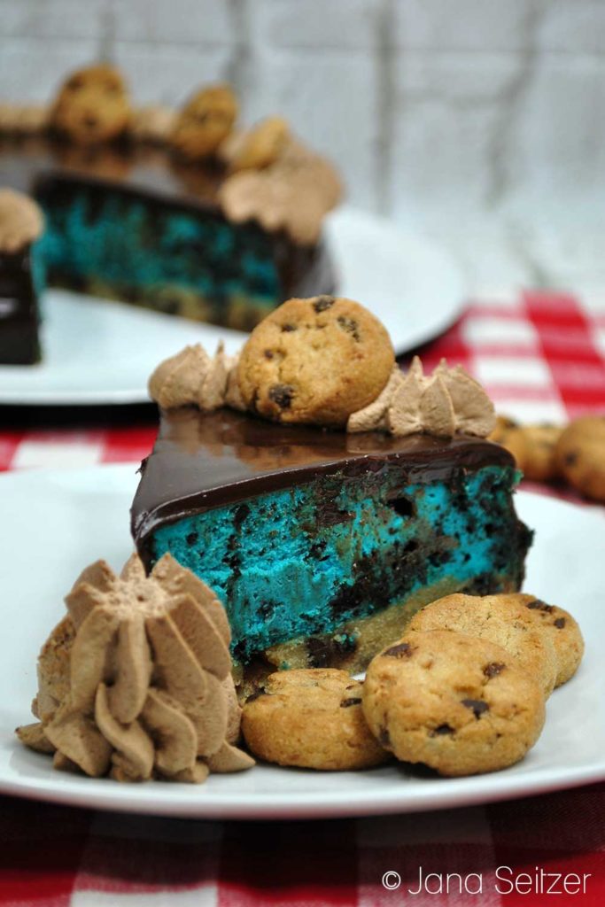 Cookie Monster Cheesecake
