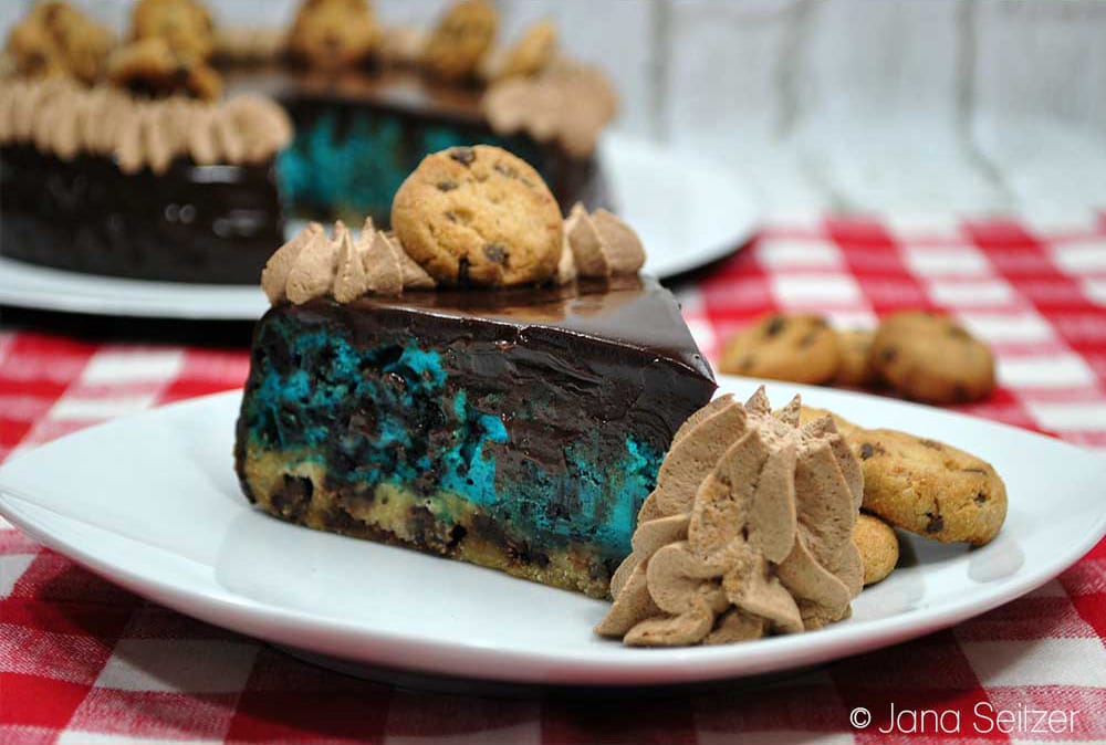 Cookie Monster Cheesecake