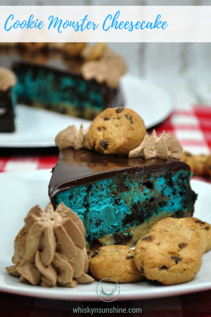 Cookie Monster Cheesecake