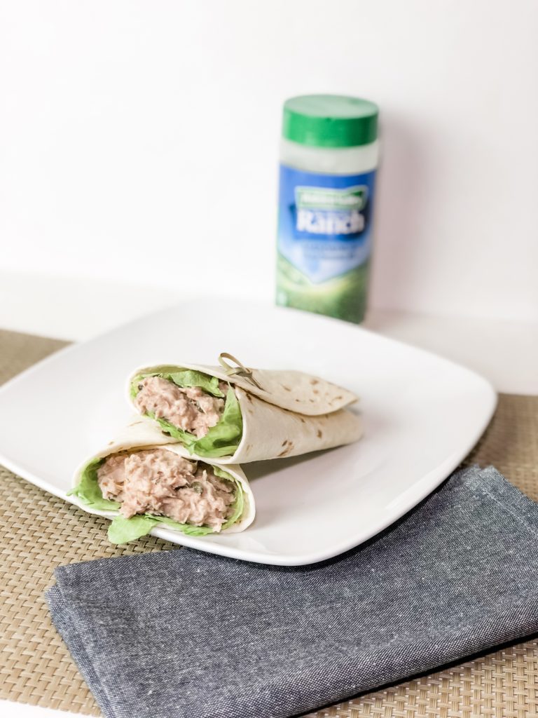 Tuna Salad Wraps with Hidden Valley Ranch