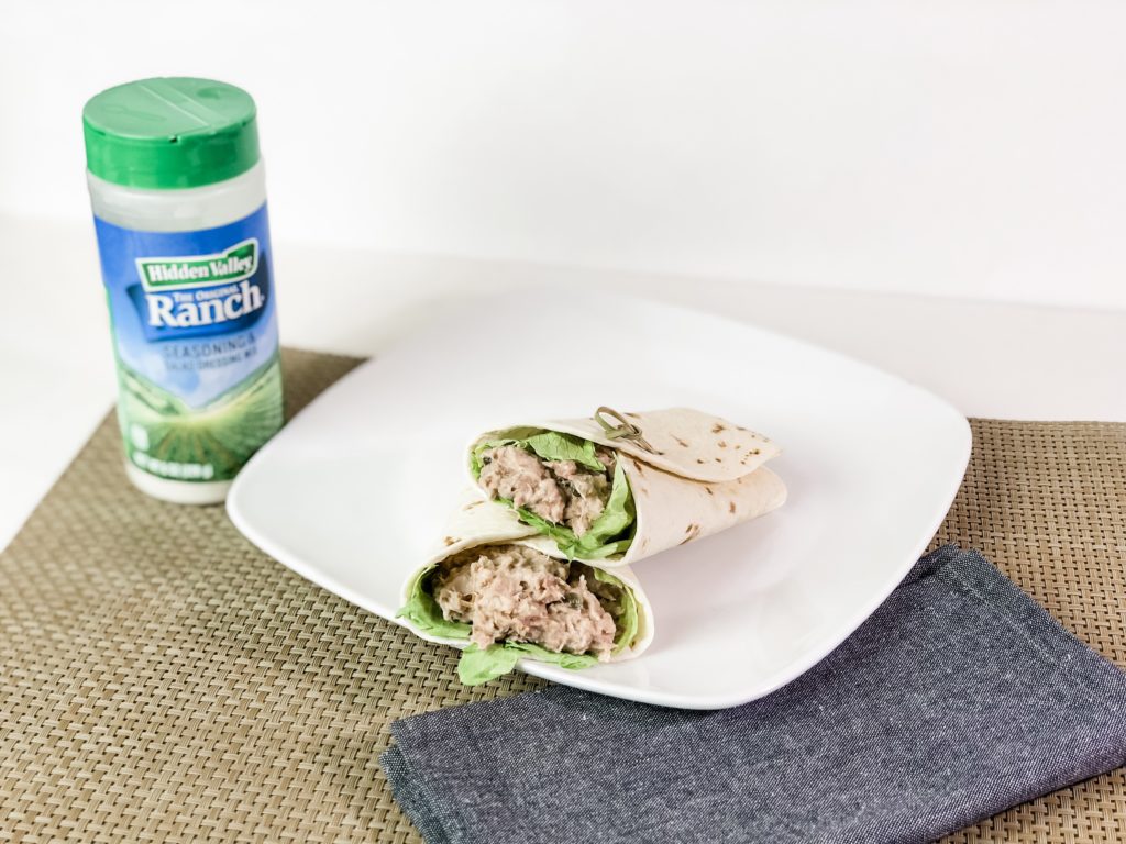 Tuna Salad Wraps with Hidden Valley Ranch