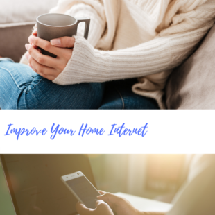 Improve Your Home Internet with Verizon 5G - woman sitting on sofa with coffee cup