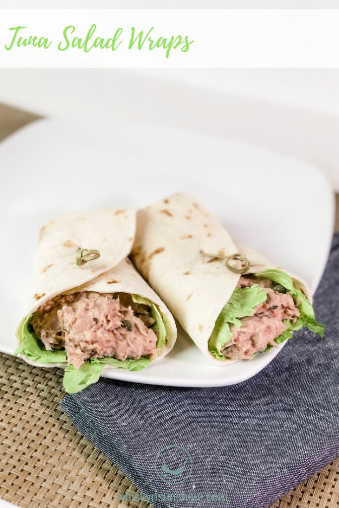 Tuna Salad Wraps with Hidden Valley Ranch Seasoning Shaker