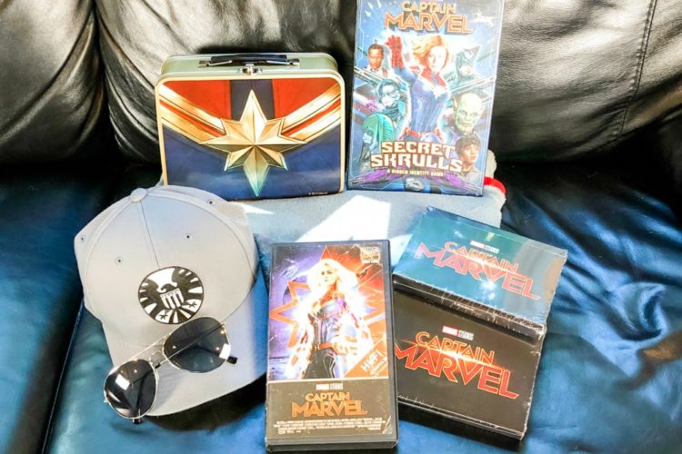 Have a Captain Marvel Movie Night supplies