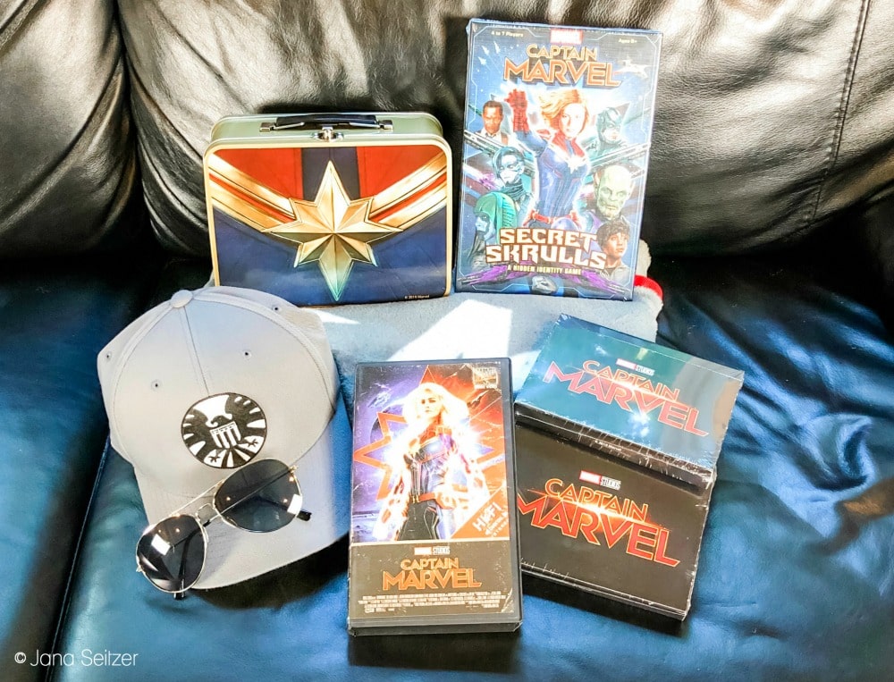Have a Captain Marvel Movie Night supplies